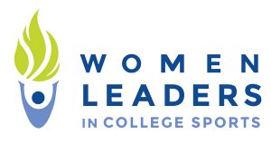 women leaders in college sports logo